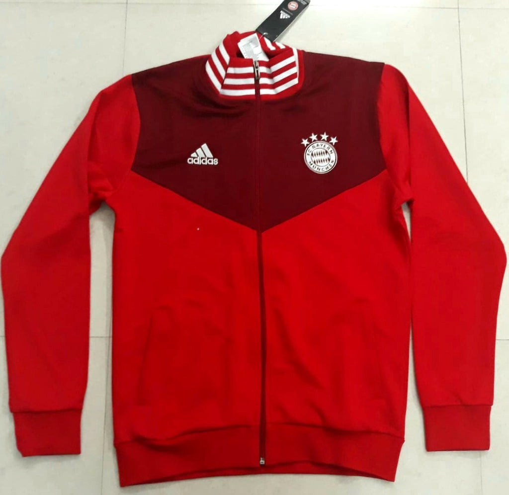 Original Bayern Munich Red High Neck Jacket