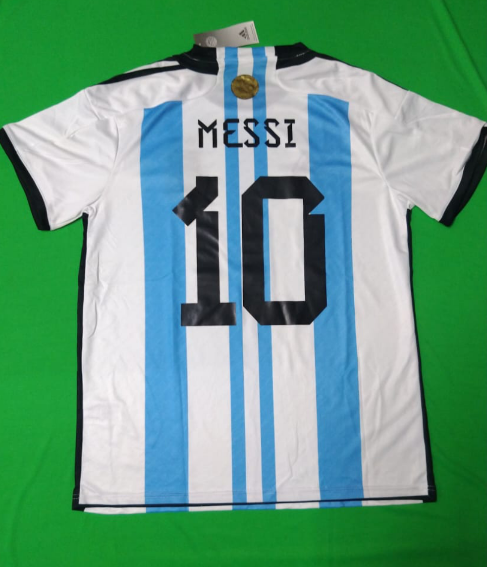 Retro Argentina Messi Home Jersey World Cup 2022