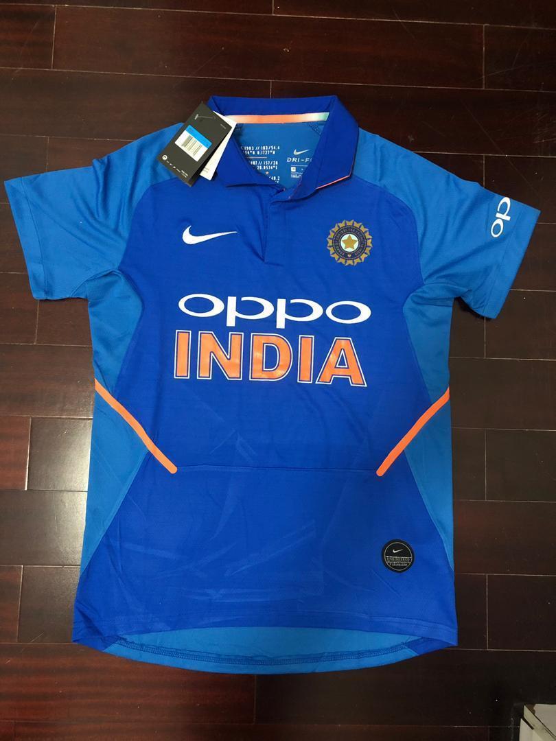 Kids Original MS DHONI India International Cricket Jersey World Cup 2019 [Original Piece]