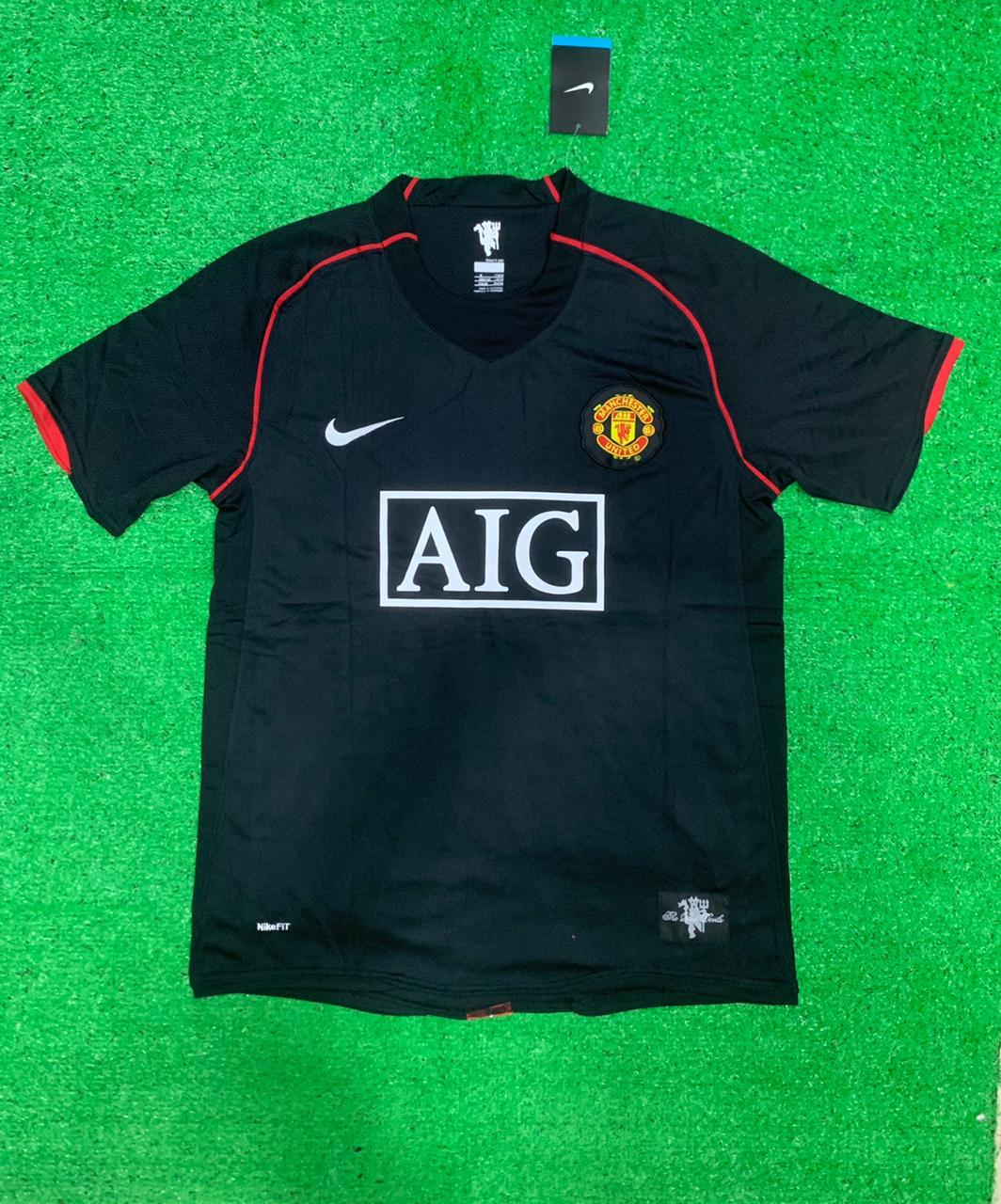 Retro Manchester United Away Ronaldo Jersey with Shorts 07/08