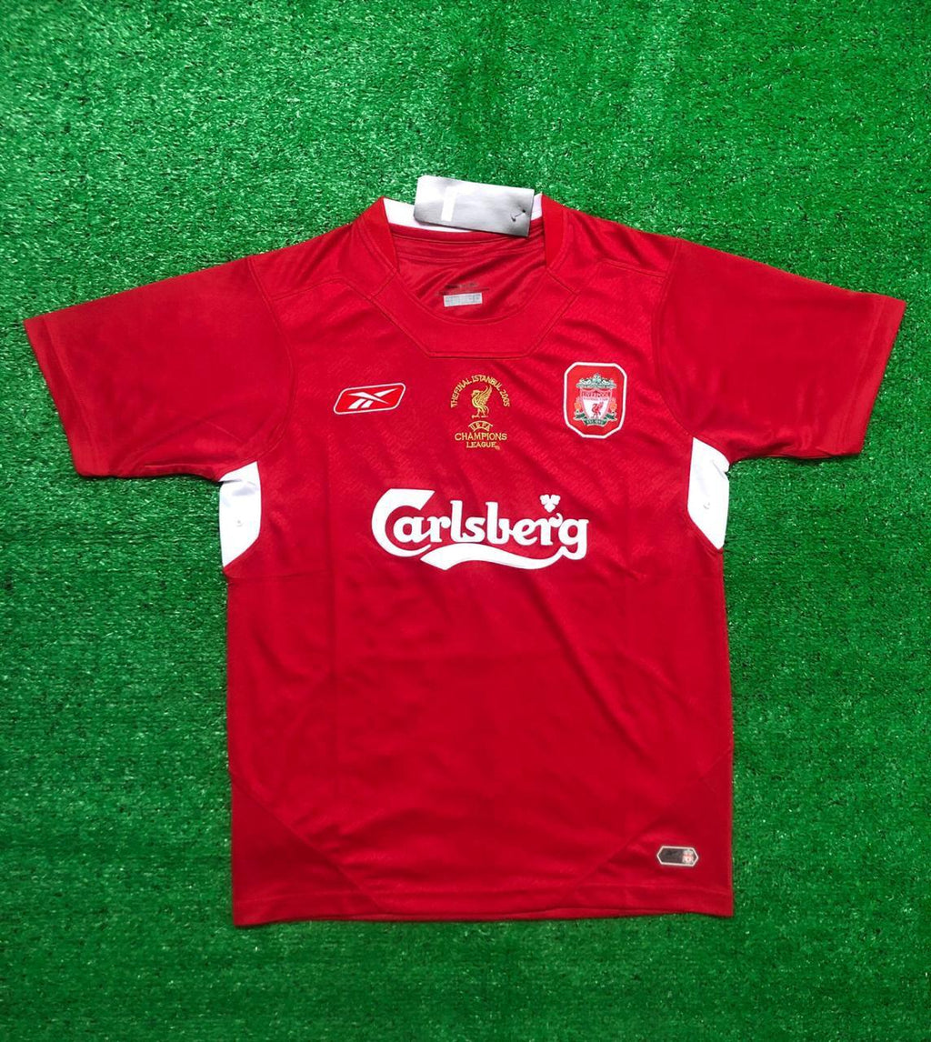 Retro Liverpool Istanbul UCL Final 2005 Home Jersey