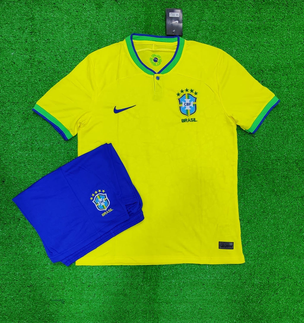Retro Brazil Home Jersey WC 2022
