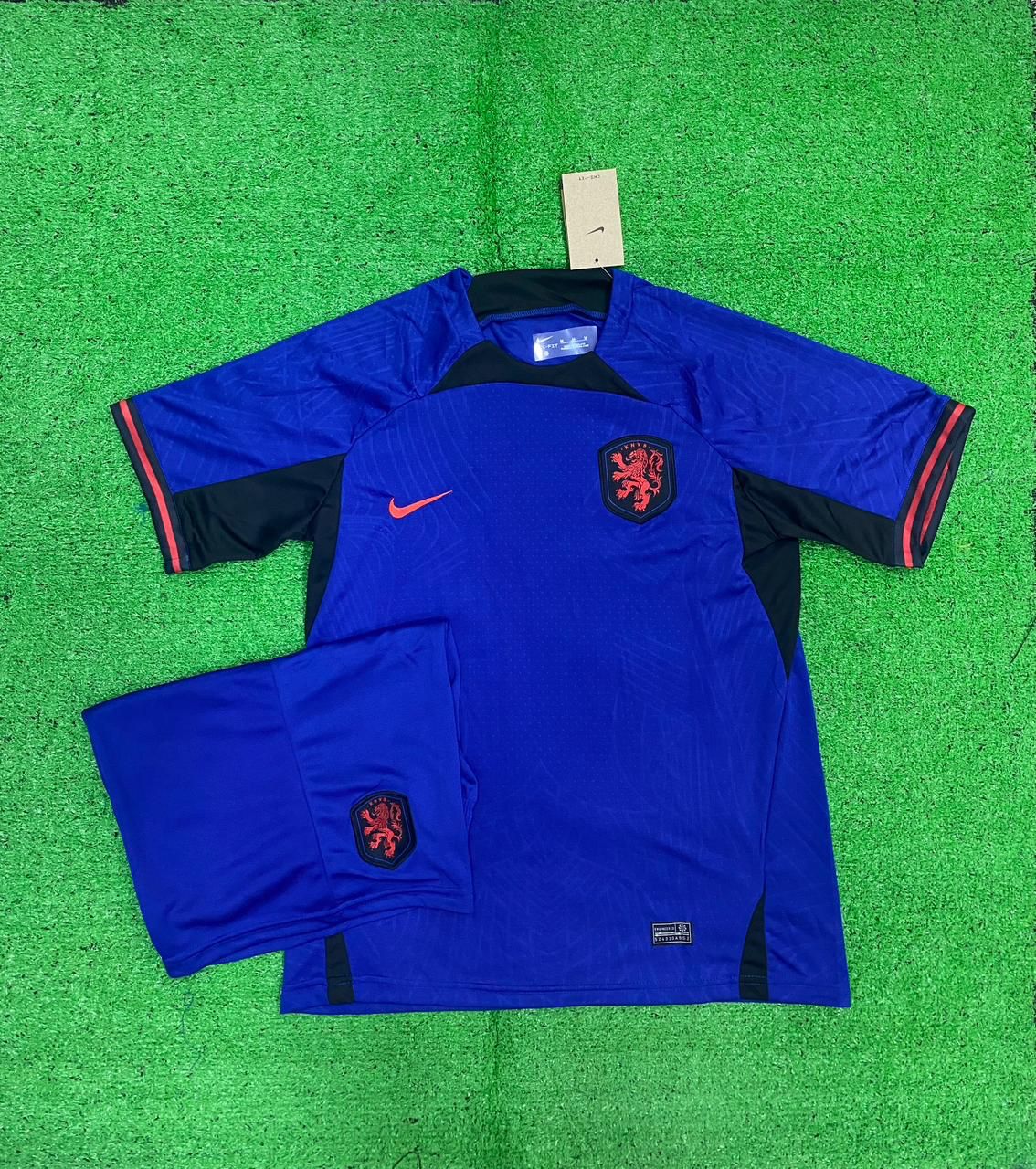 Netherlands Away Jersey and Shorts 2022 [Premium Quality]
