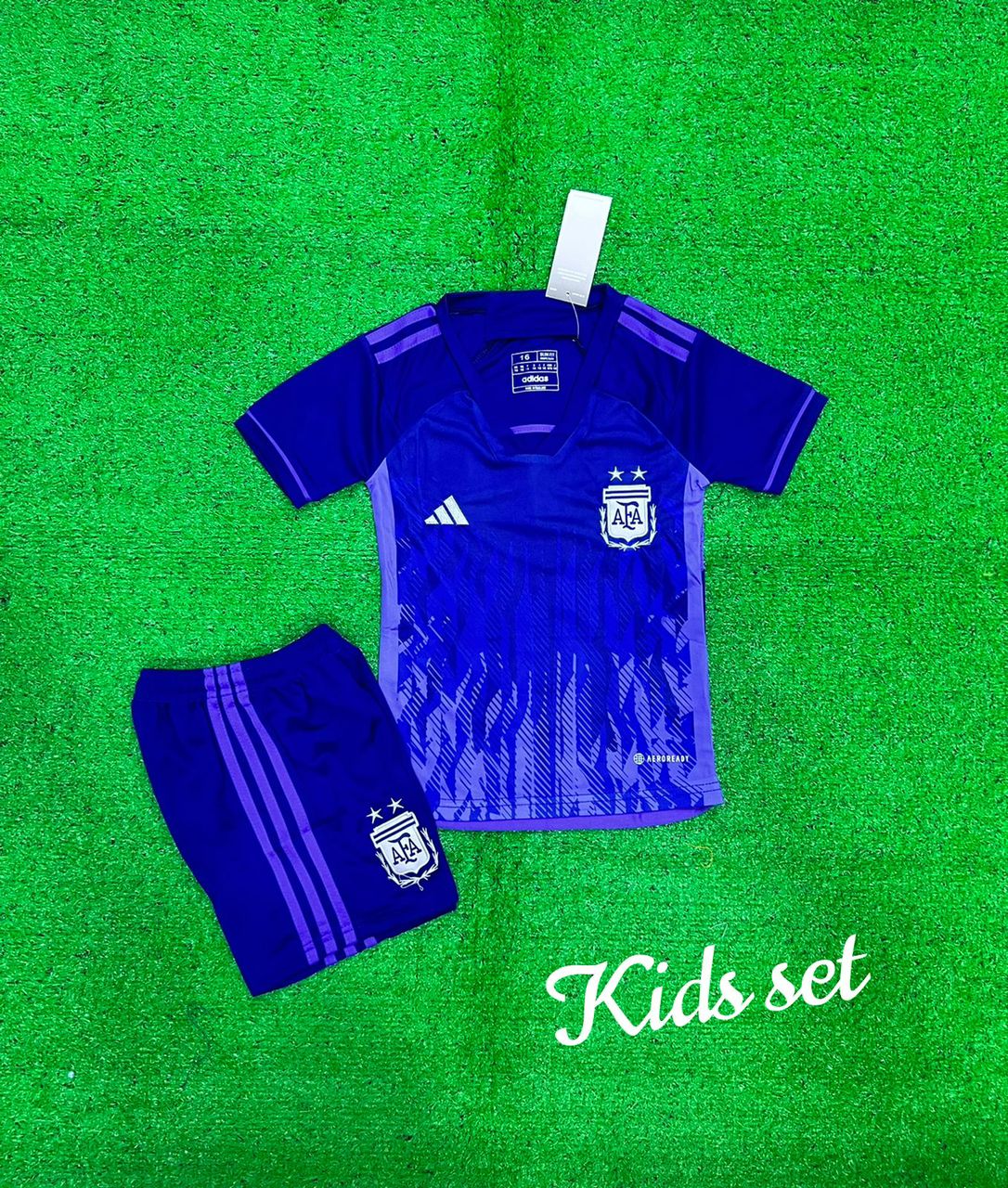 Argentina Kids/Youth Away Jersey & Shorts 2022/23