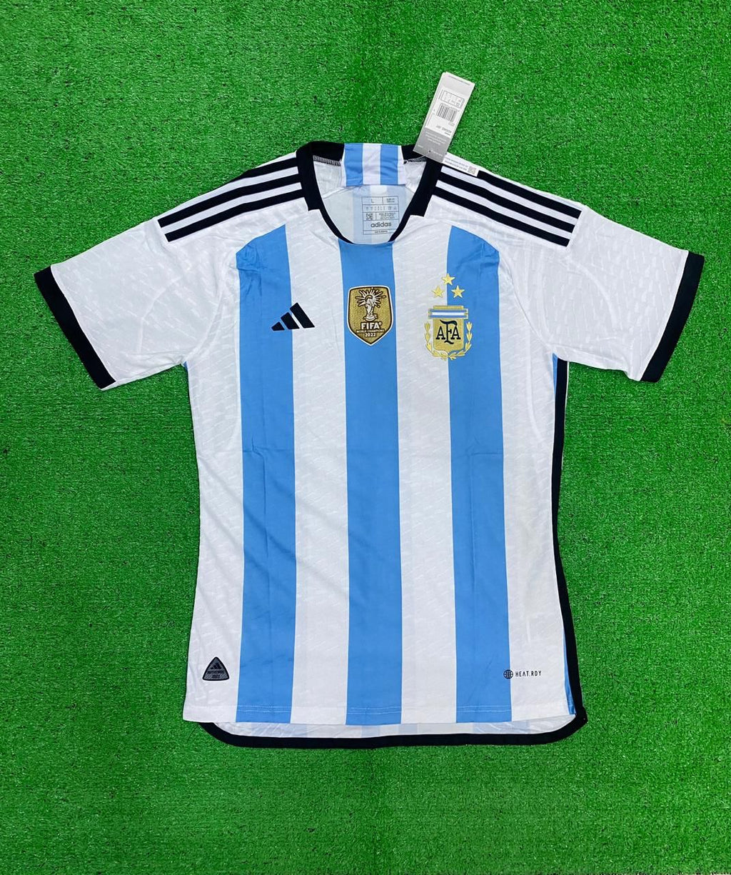 Argentina Campeons Del Mundo 3 Star (FIFA Badge and Arm Logos) Jersey 2022/23 [Player's Quality]