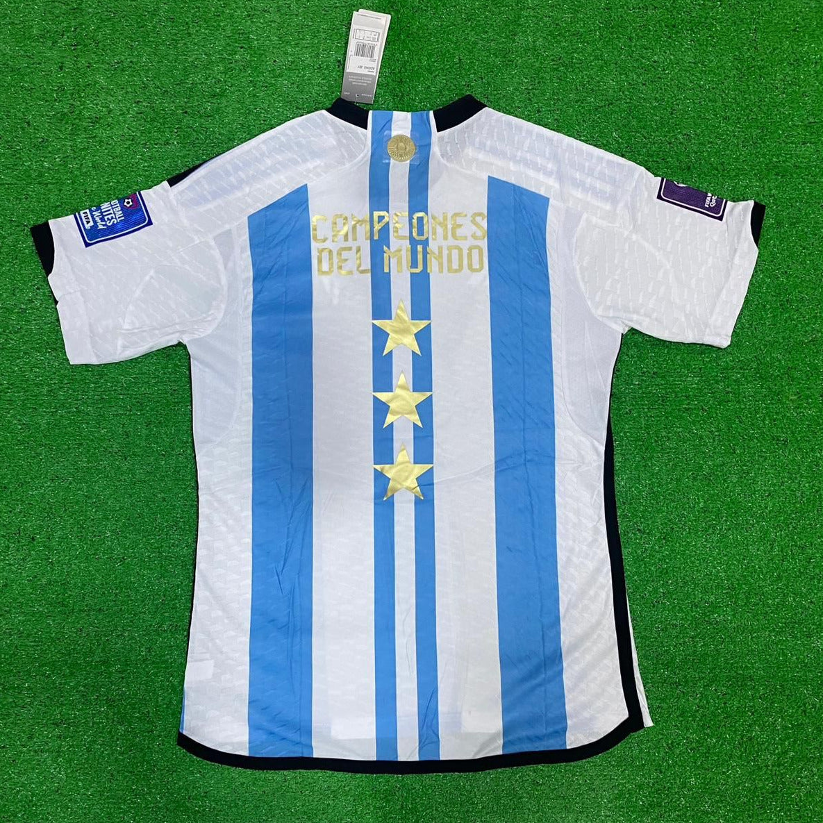 Argentina Campeons Del Mundo 3 Star (FIFA Badge and Arm Logos) Jersey 2022/23 [Player's Quality]