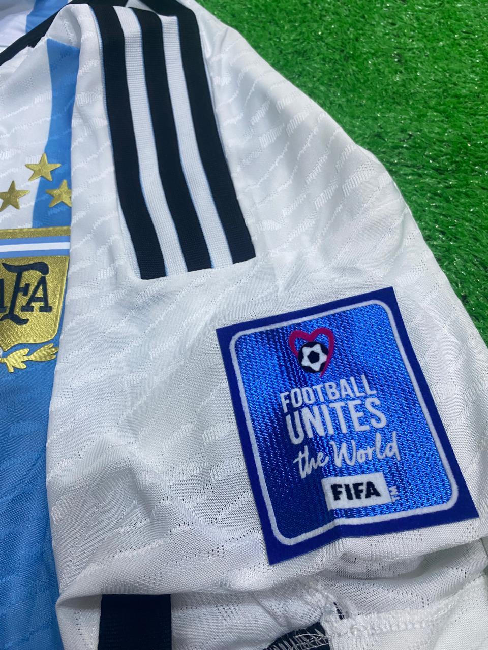 Argentina Campeons Del Mundo 3 Star (FIFA Badge and Arm Logos) Jersey 2022/23 [Player's Quality]