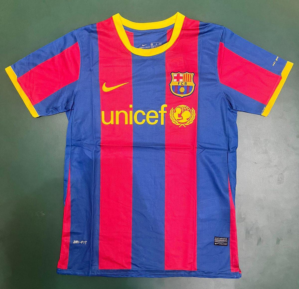 Retro Barcelona Home Jersey with Shorts 2010/11