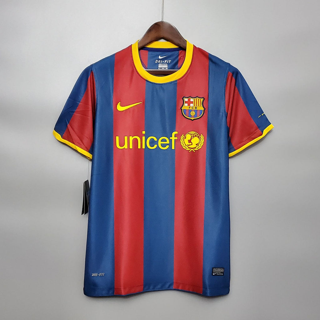 Retro Barcelona Home Jersey with Shorts 2010/11