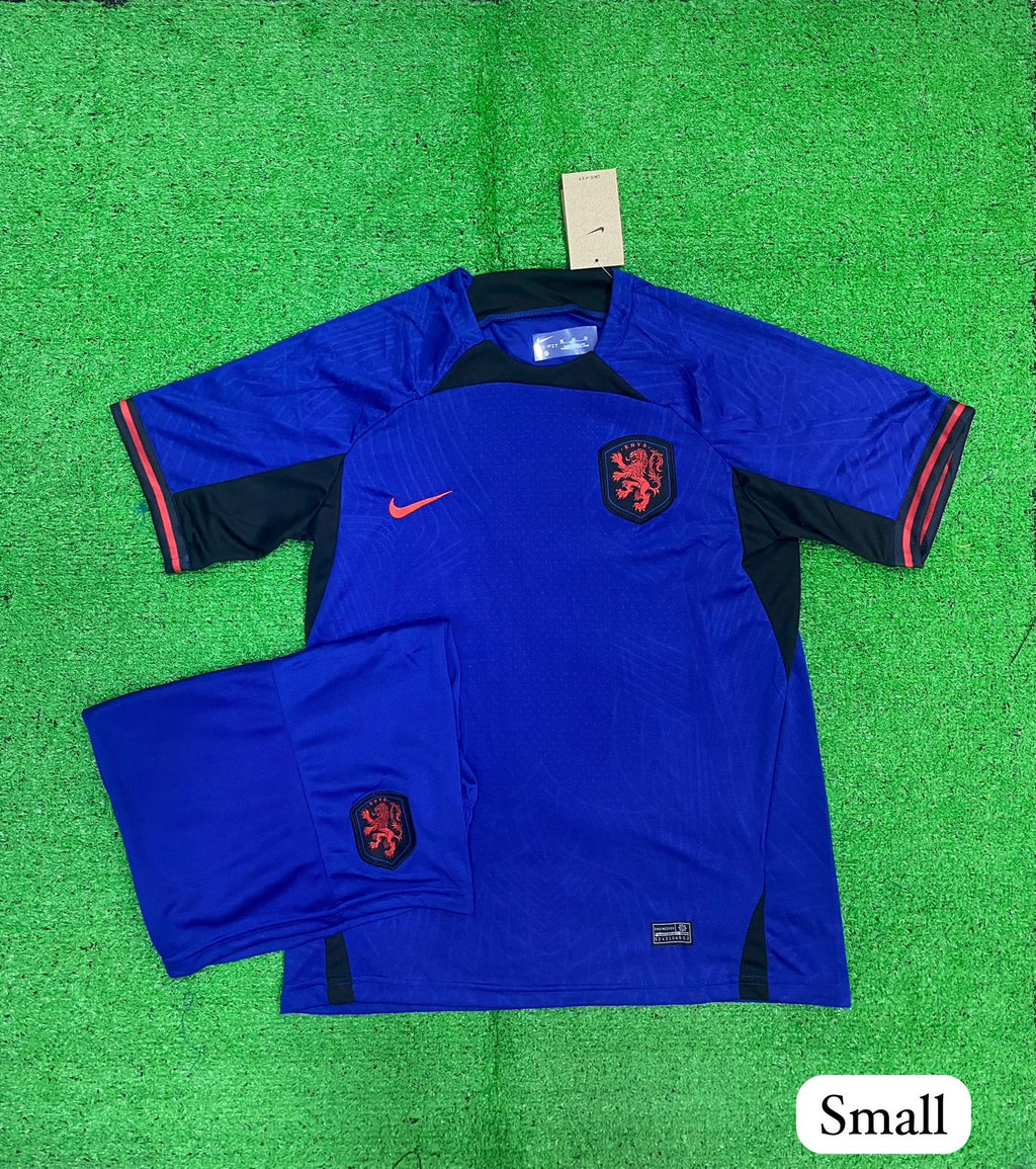 Netherlands Away Jersey and Shorts 2022 [Premium Quality]
