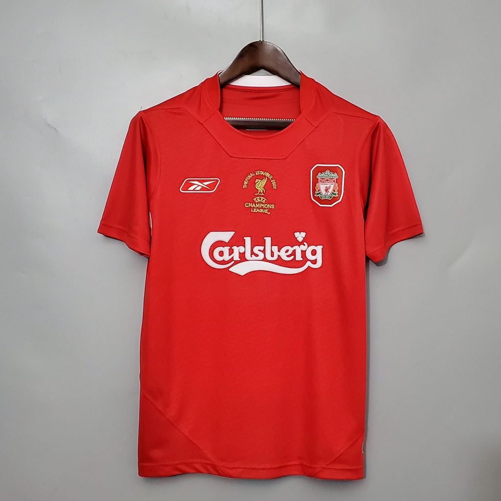 Retro Liverpool Istanbul UCL Final 2005 Home Jersey