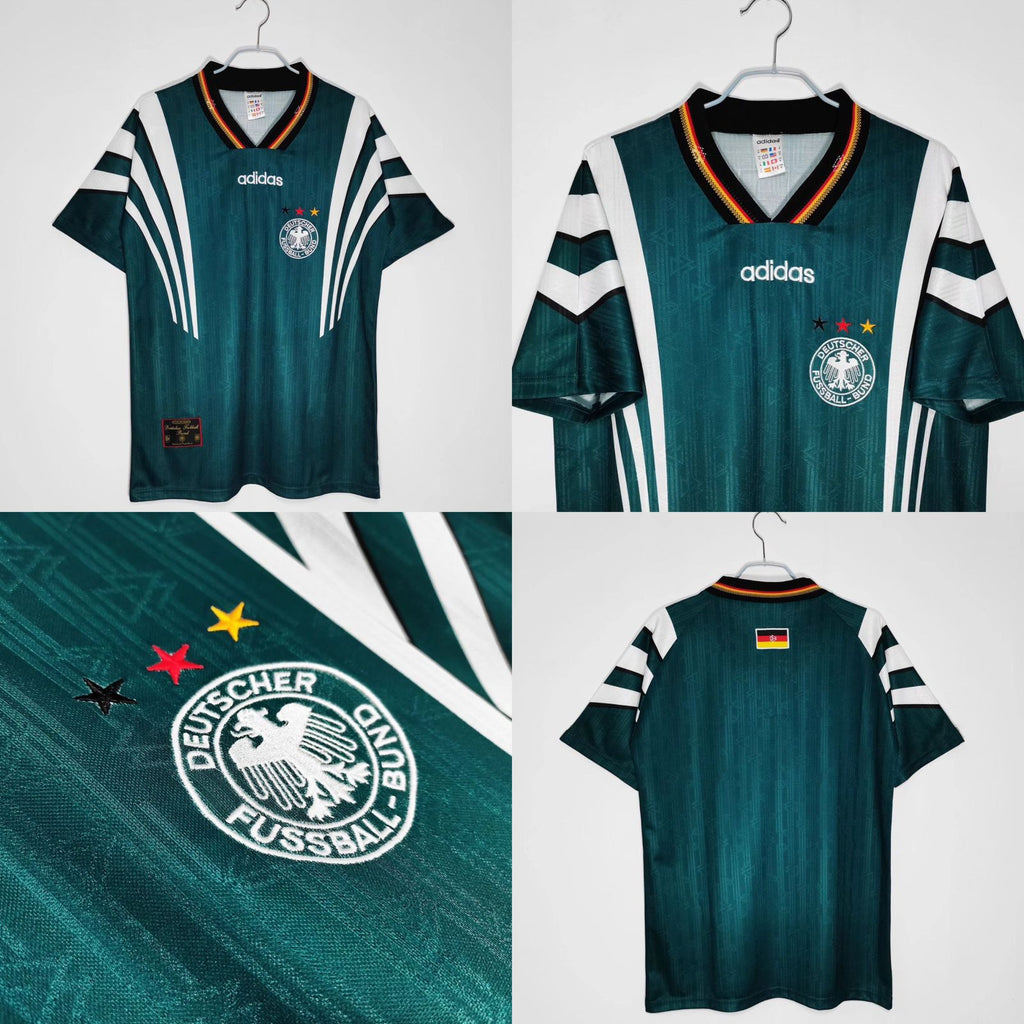 Retro Germany Away Jersey With Shorts 1996/97.