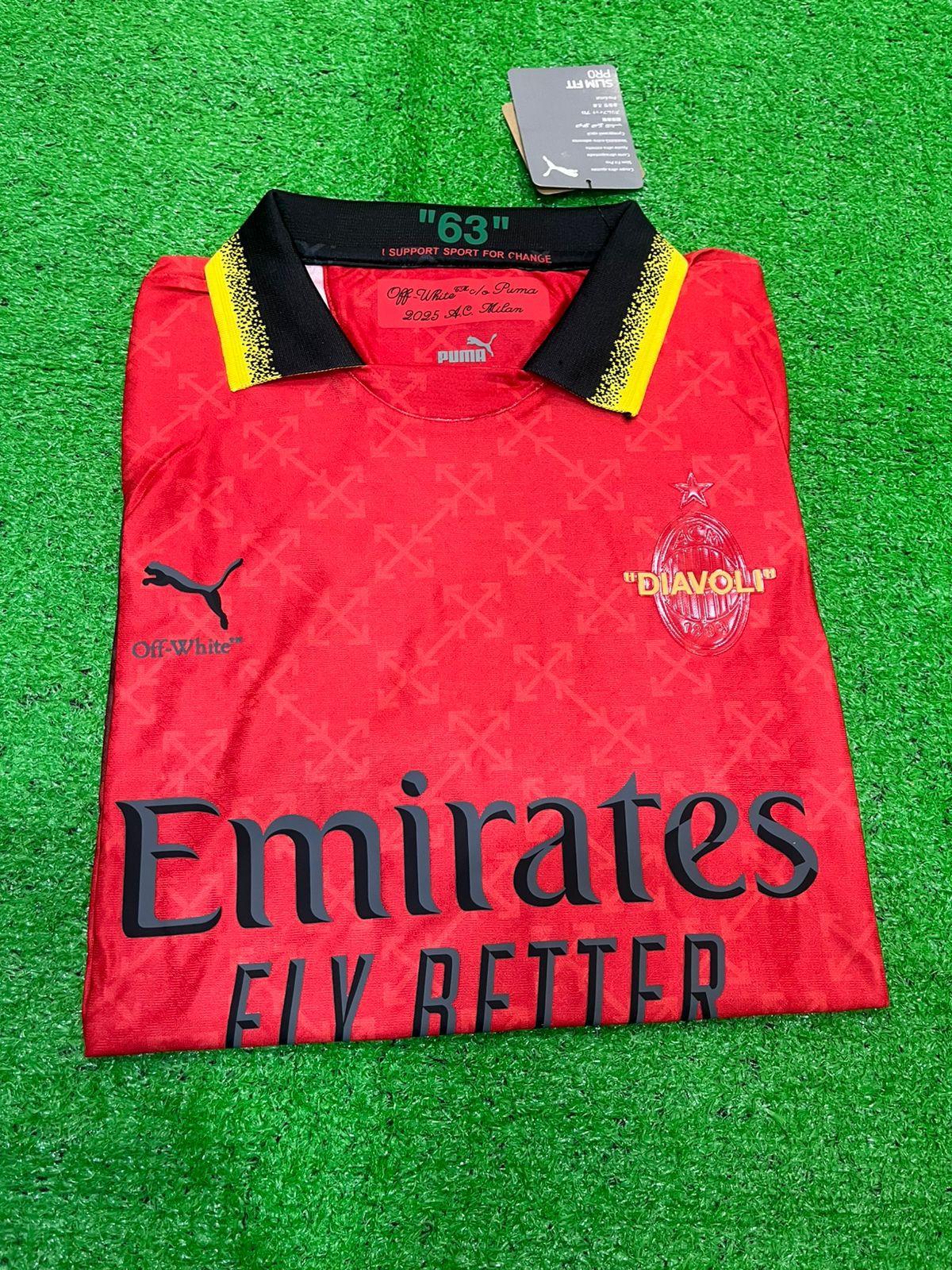AC Milan Home DIAVOLI special  edition Jersey 2025/26 [Player's Quality]