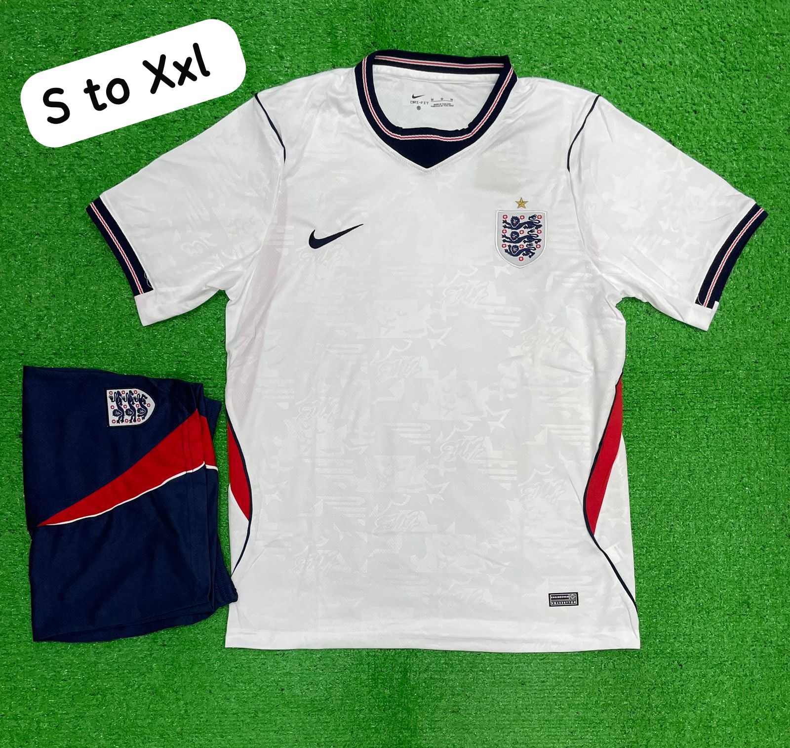 England Home Jersey with Shorts WC 2026 [Premium Quality]