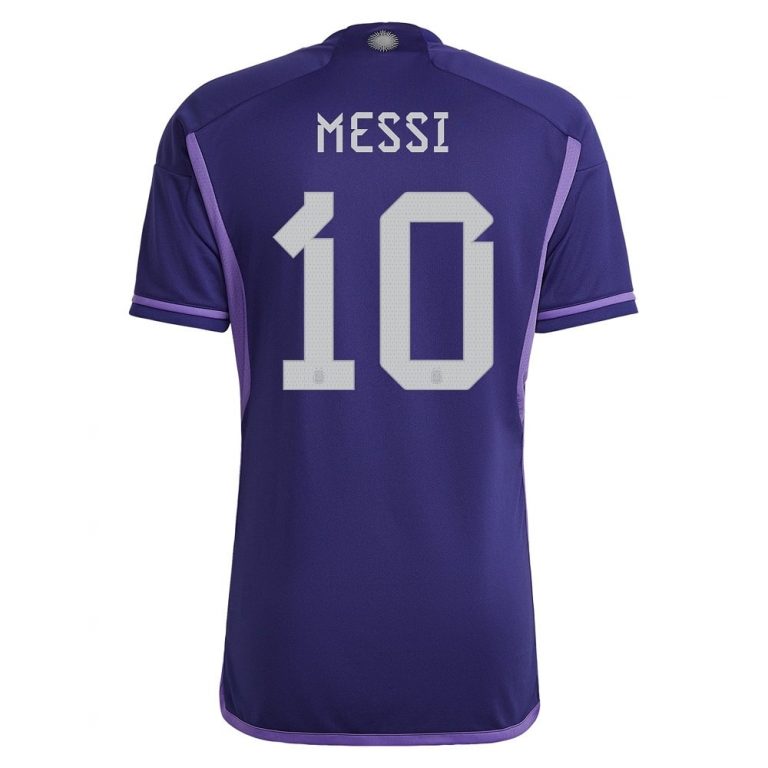 Argentina Messi Away Jersey (Front and Back Print) 2022/23 [Premium Quality]