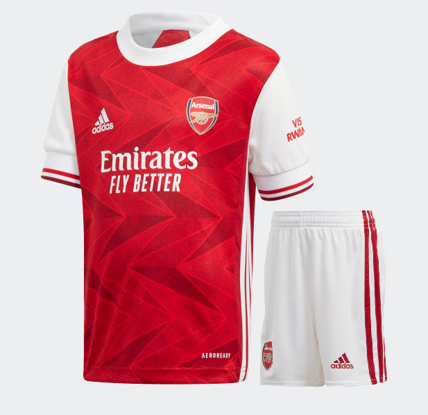 Kids/Youth Arsnal Home Home Jersey & Shorts 2020/21