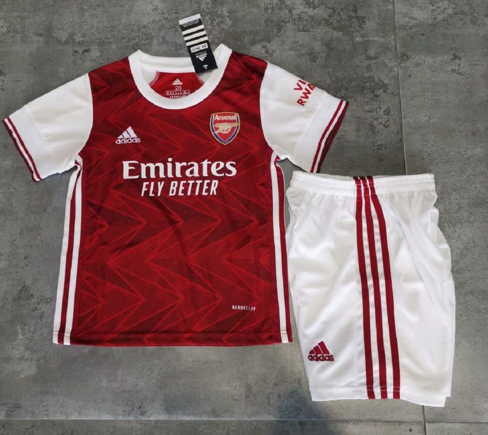 Kids/Youth Arsnal Home Home Jersey & Shorts 2020/21