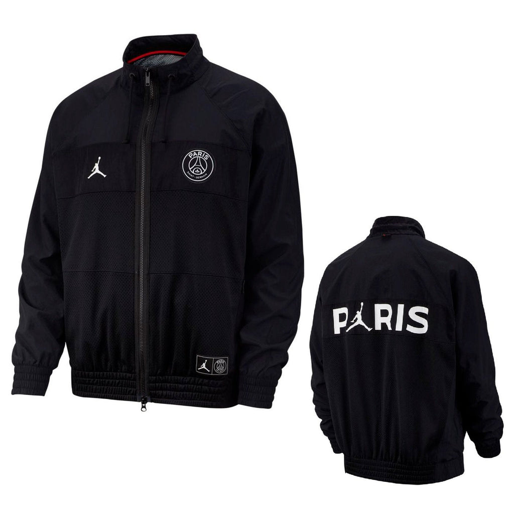 PSG Jordan Black Rare Anthem Jacket 2020/21