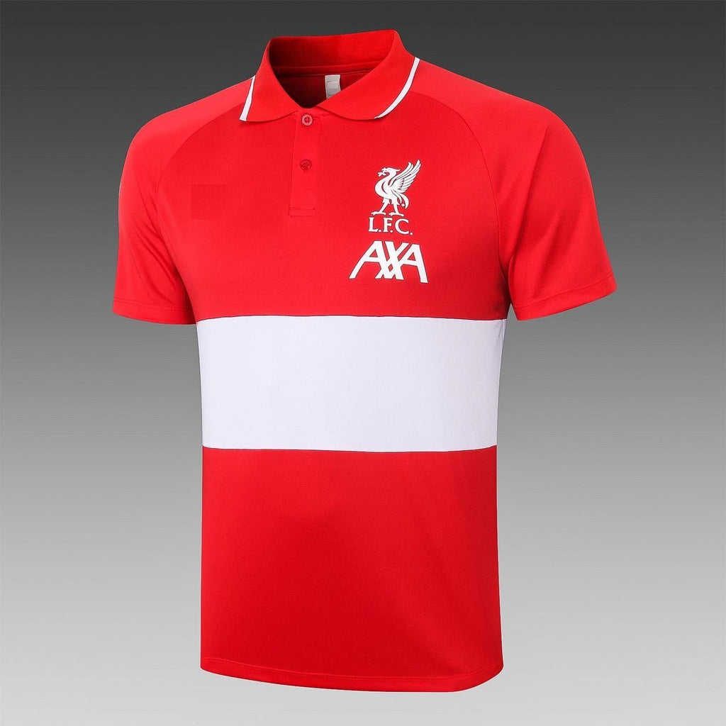 Liverpool Red/White Polo Tee