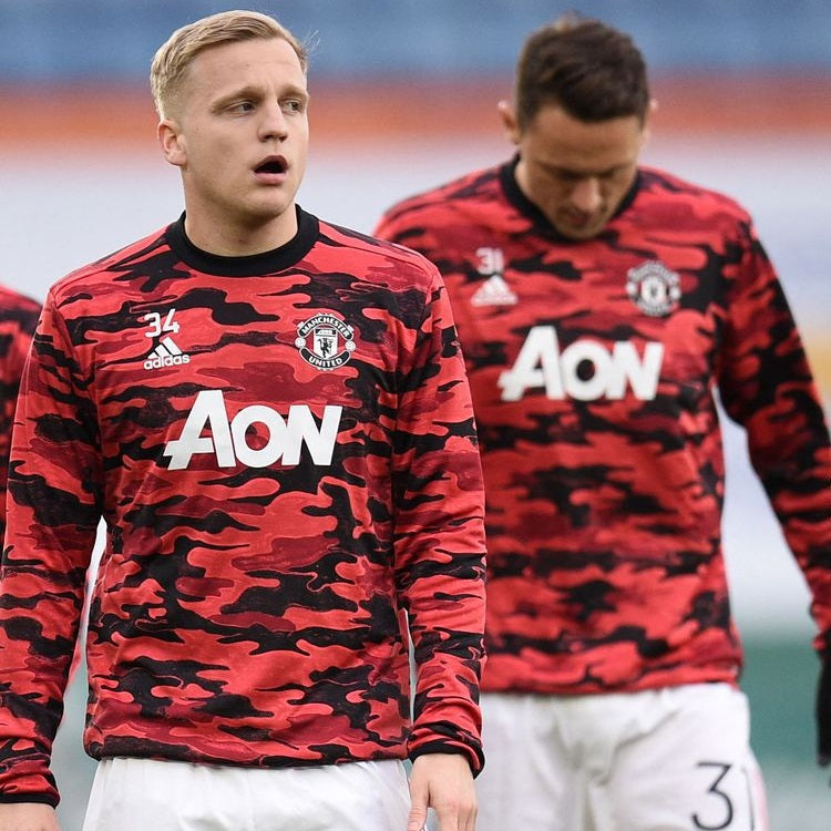 Manchester United Home Track Upper Black/Red 2021/22