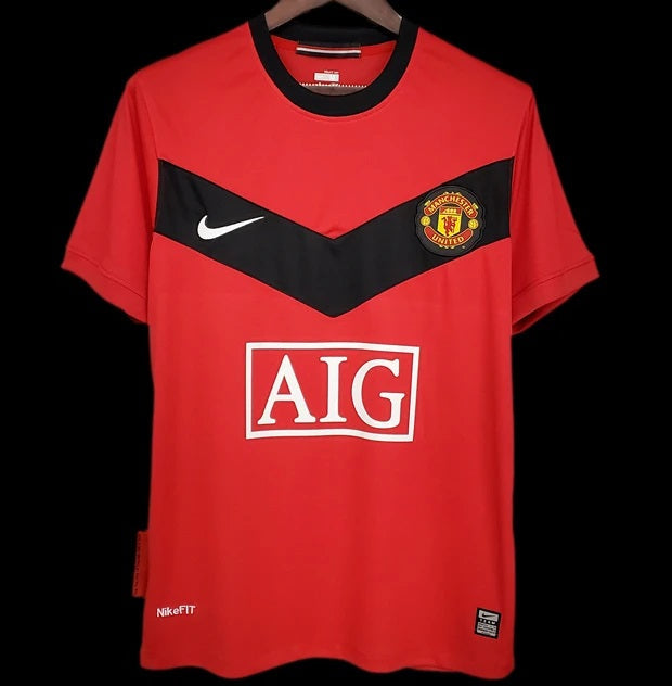 Retro Manchester Utd Home Jersey with Shorts 2009/10