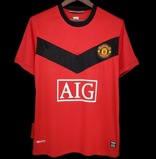 Retro Manchester Utd Home Jersey with Shorts 2009/10