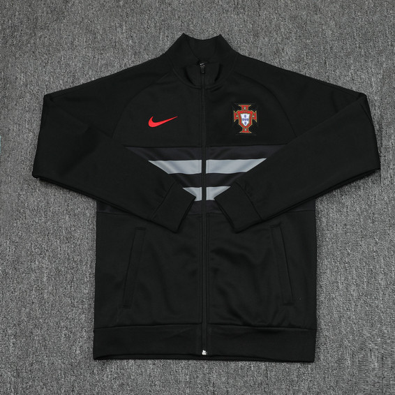 Portugal Away Black Jacket 2021