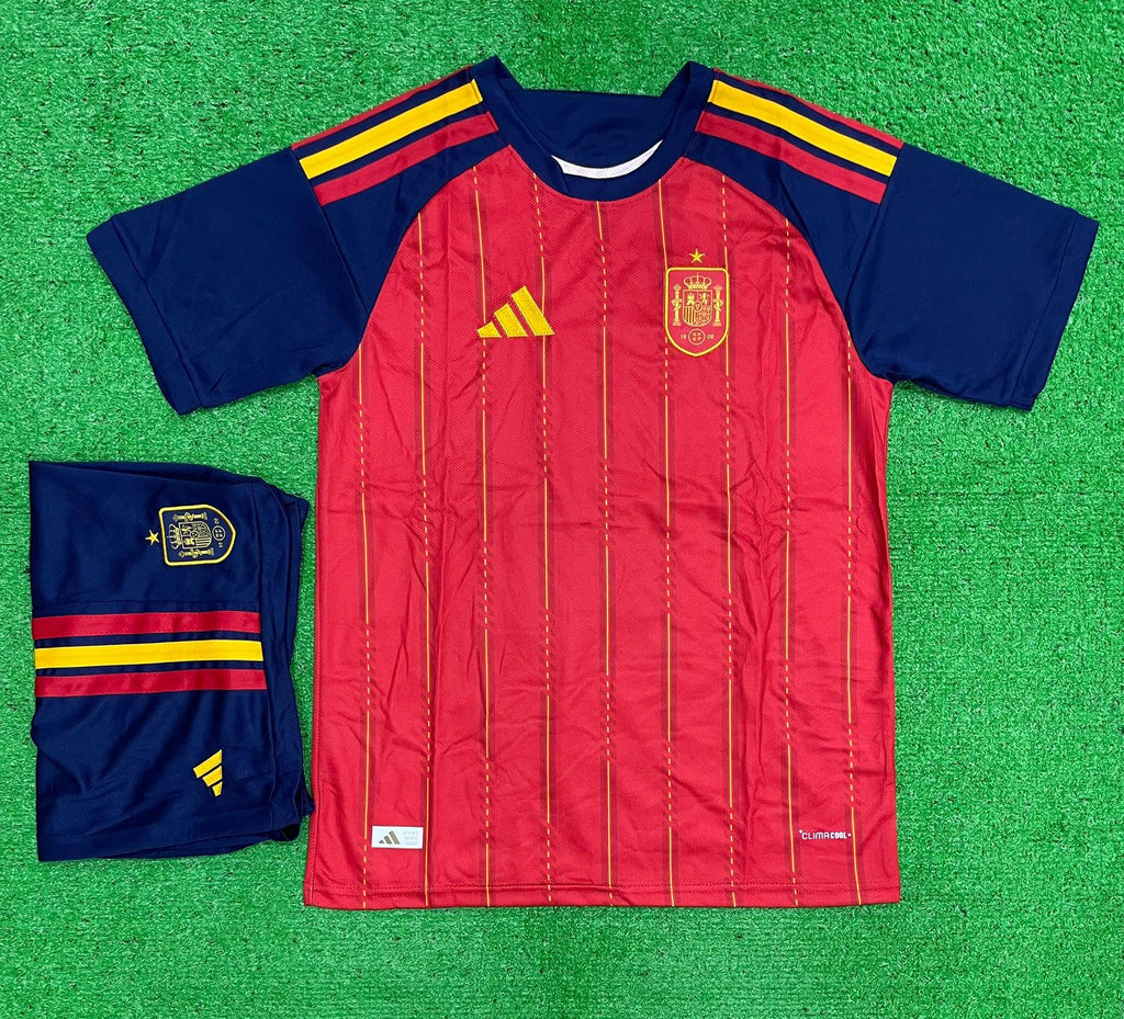 Spain Home Jersey with Shorts WC 2026 [Premium Quality]