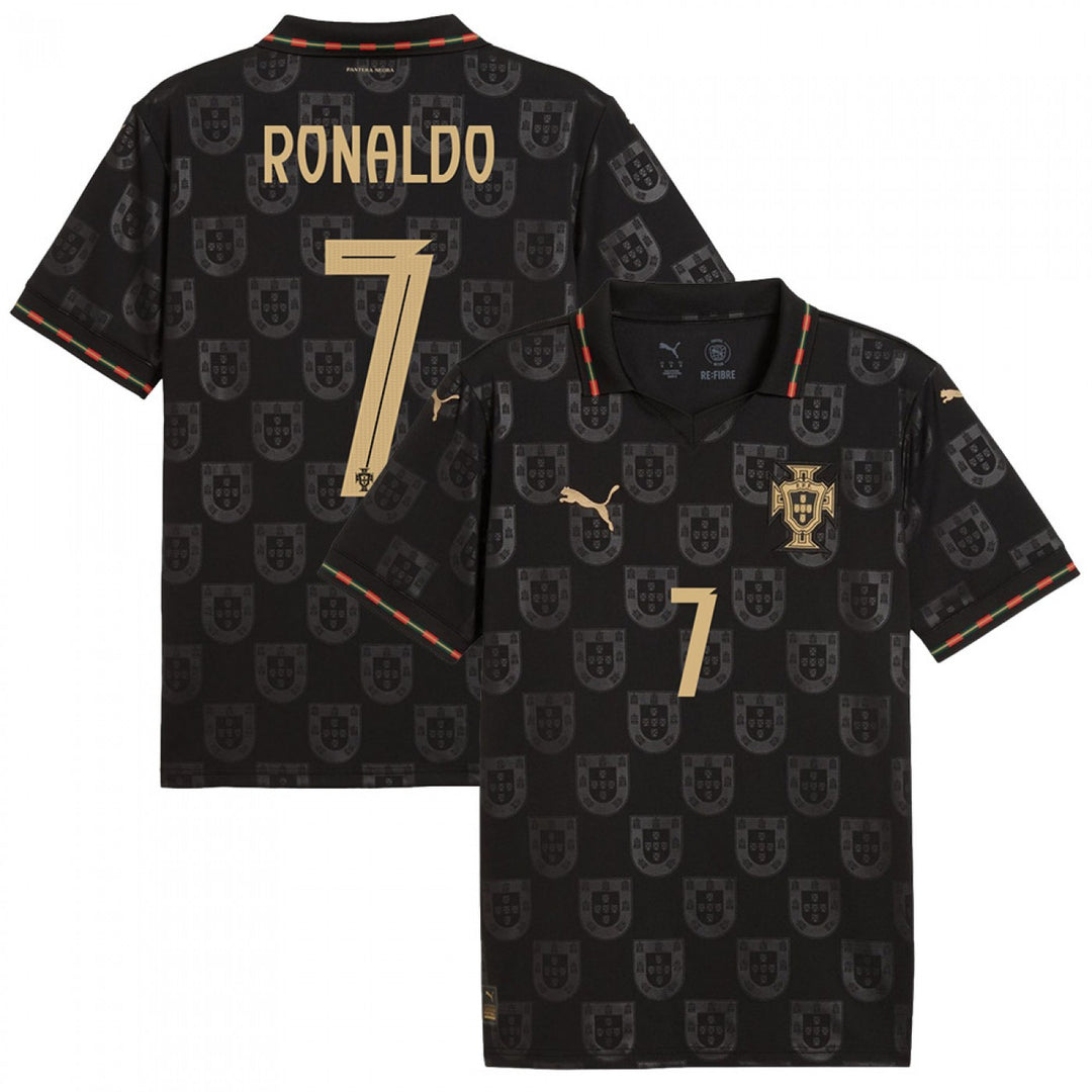 Portugal Ronaldo Black Panther Jersey WC 2026 [Premium Quality]