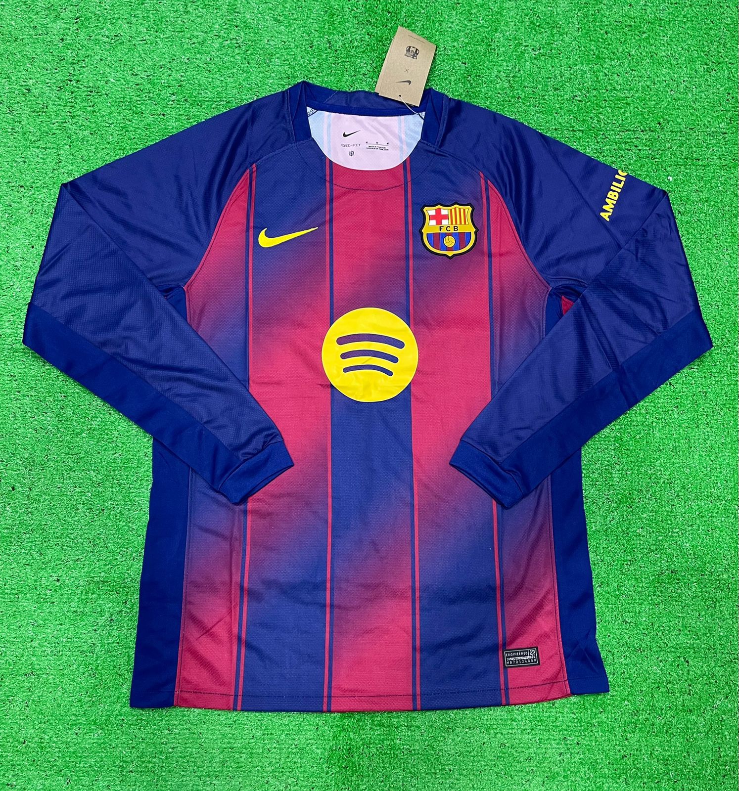 Barcelona Home Full Sleeve Jersey 2025/26 [Superior Quality]