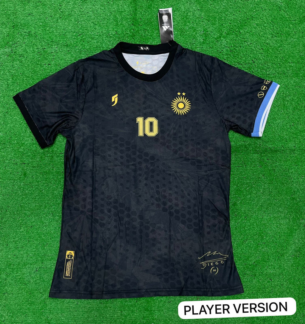 MARADONA Special edition Black gold jersey WC 2026 [Player's Quality]