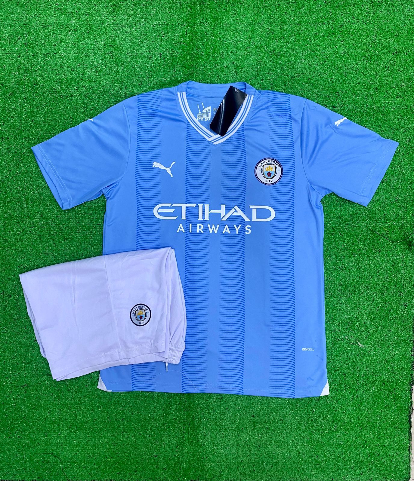 Manchester City Home Jersey with Shorts 2023/24 [Premium Quality]