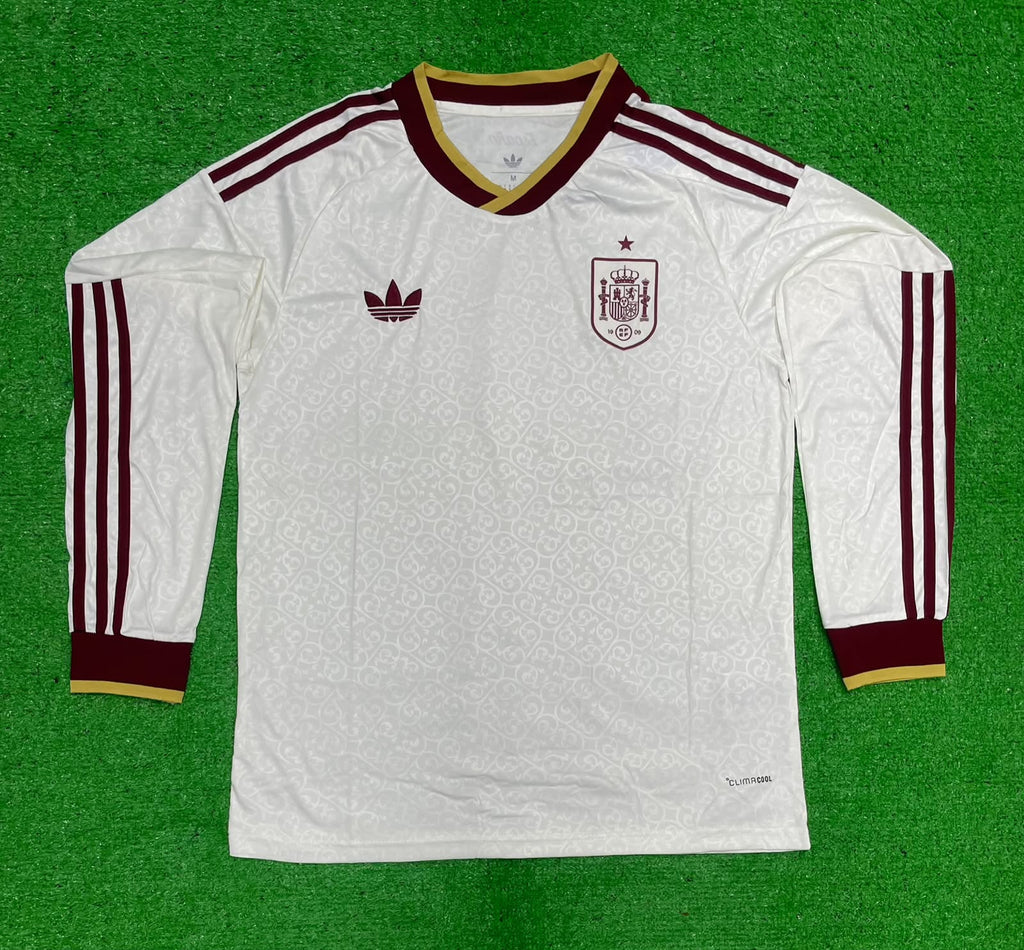 Spain Away Full Sleeve Jersey WC 2026 [Superior Quality]