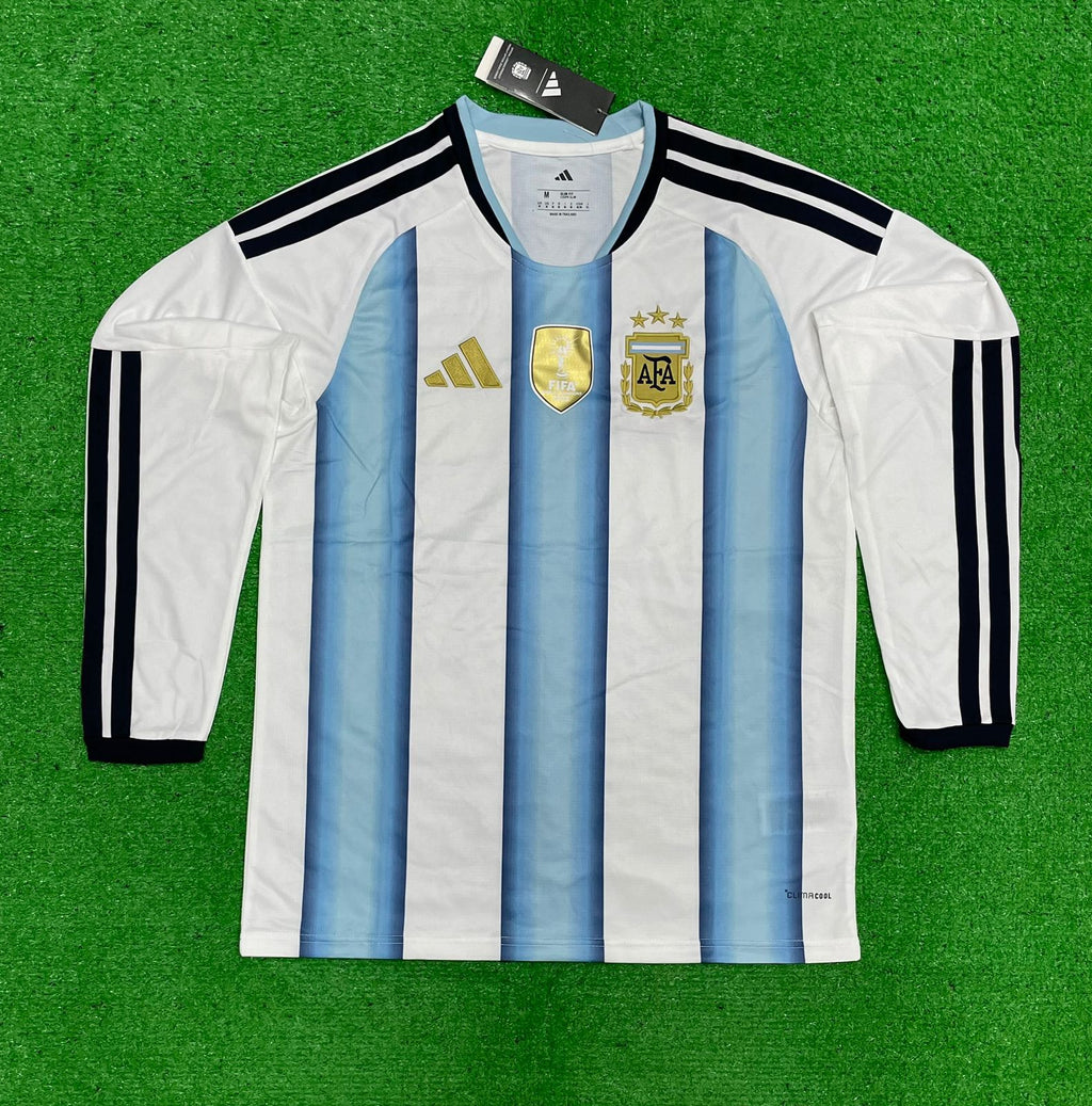 Argentina Home Messi Full Sleeve Jersey World Cup 2026 [Superior Quality]