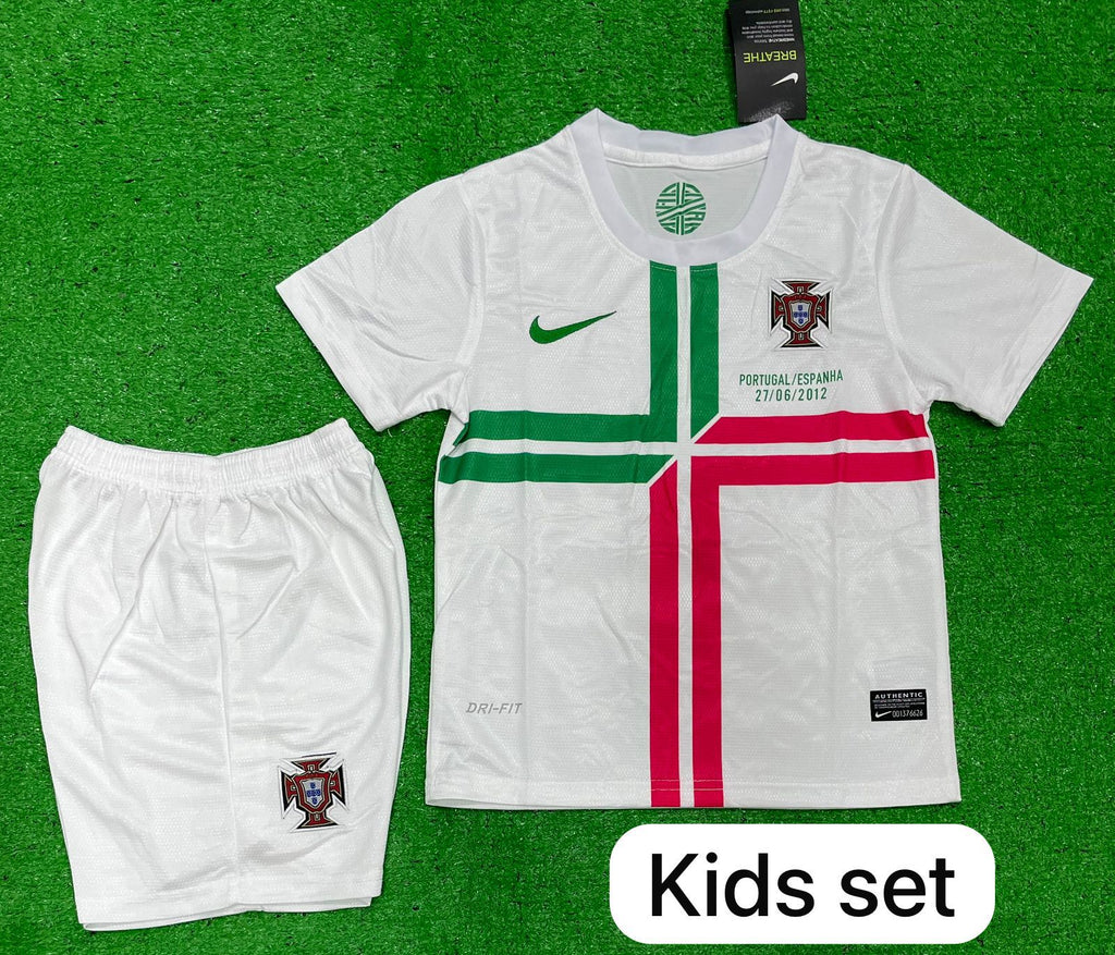 Portugal Retro Away Kids/Youth  Jersey & Shorts