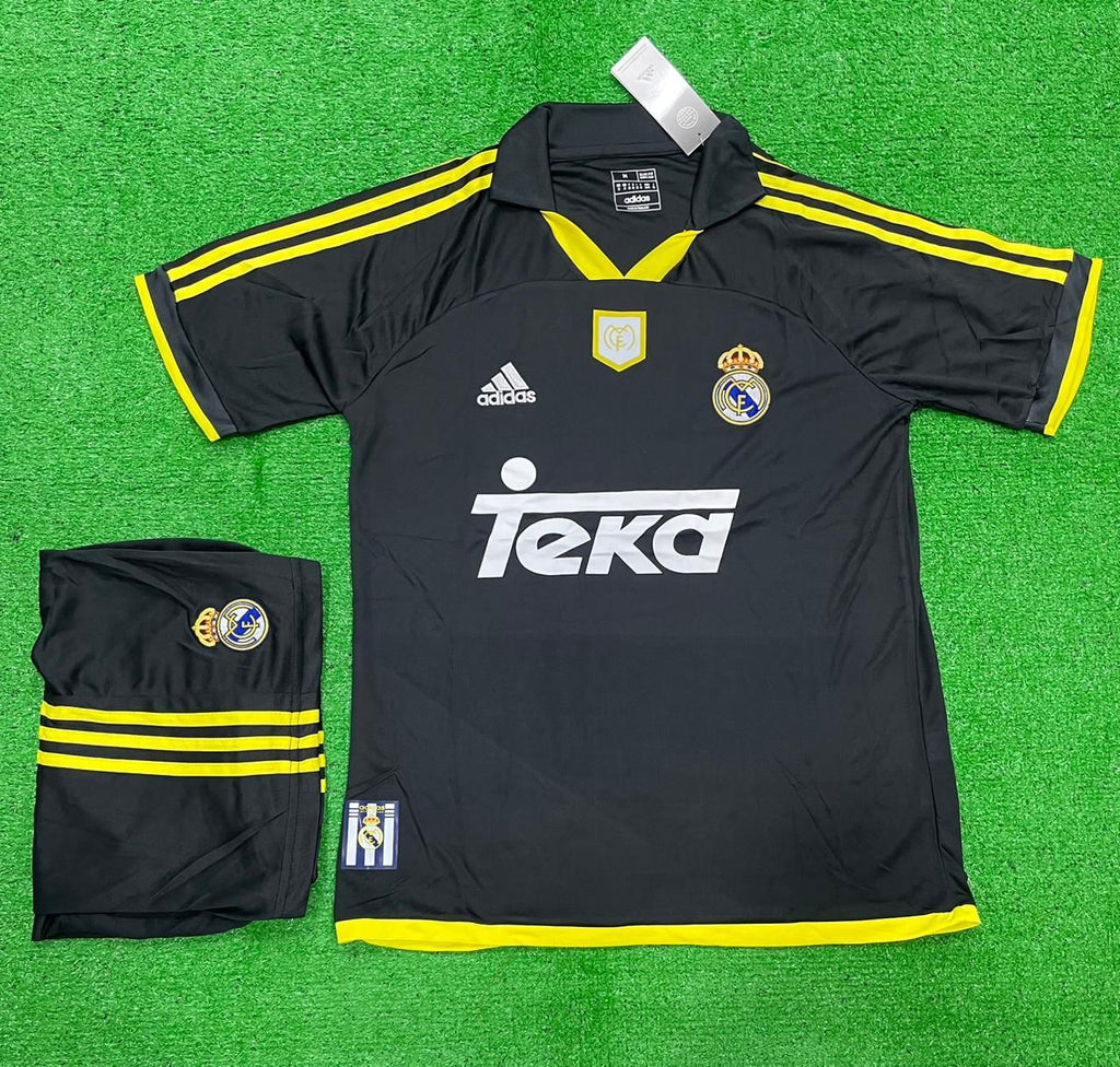 Retro R Madrid  AwayJersey with Shorts 99-01