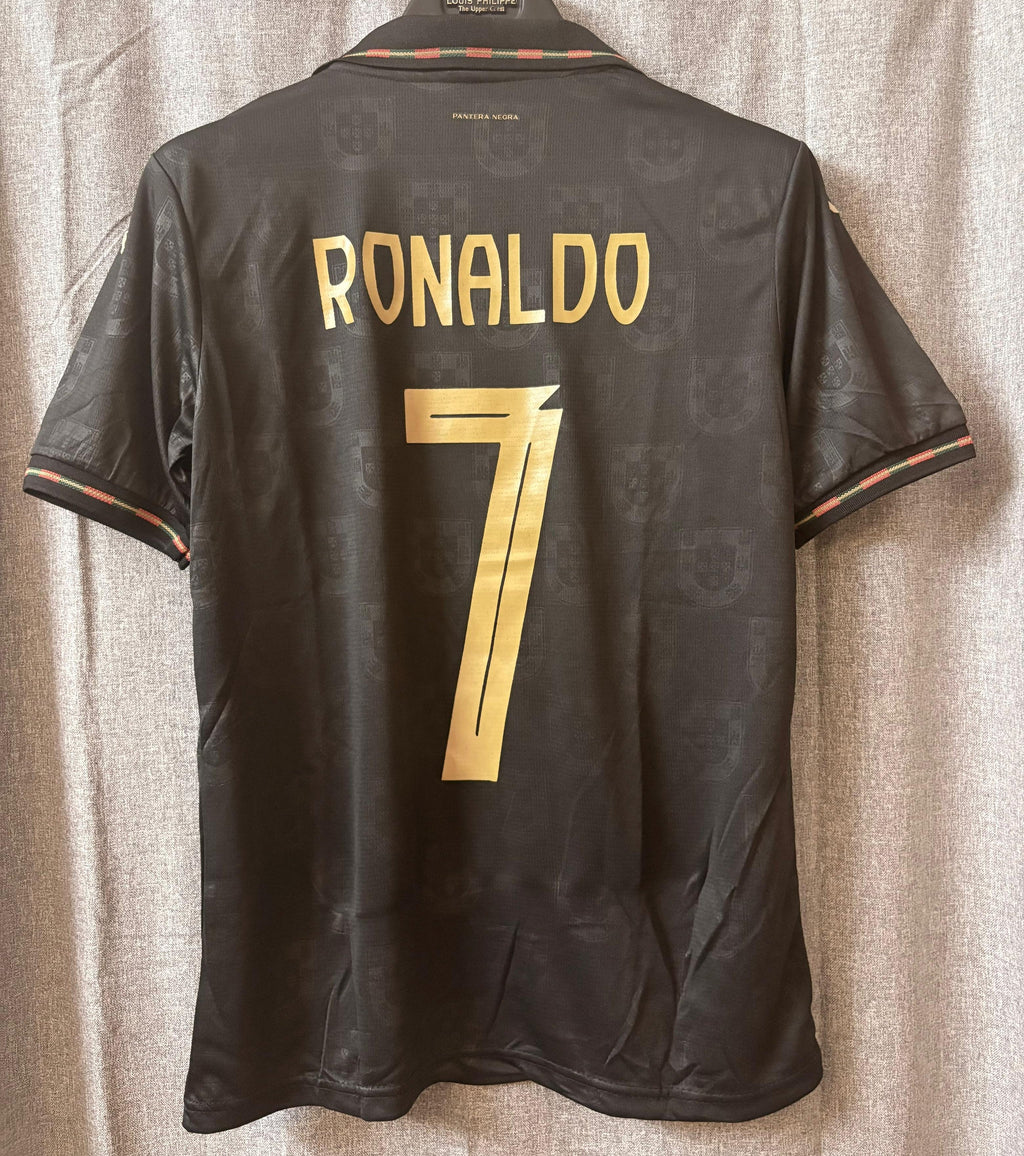 Portugal Ronaldo Black Panther Jersey WC 2026 [Premium Quality]