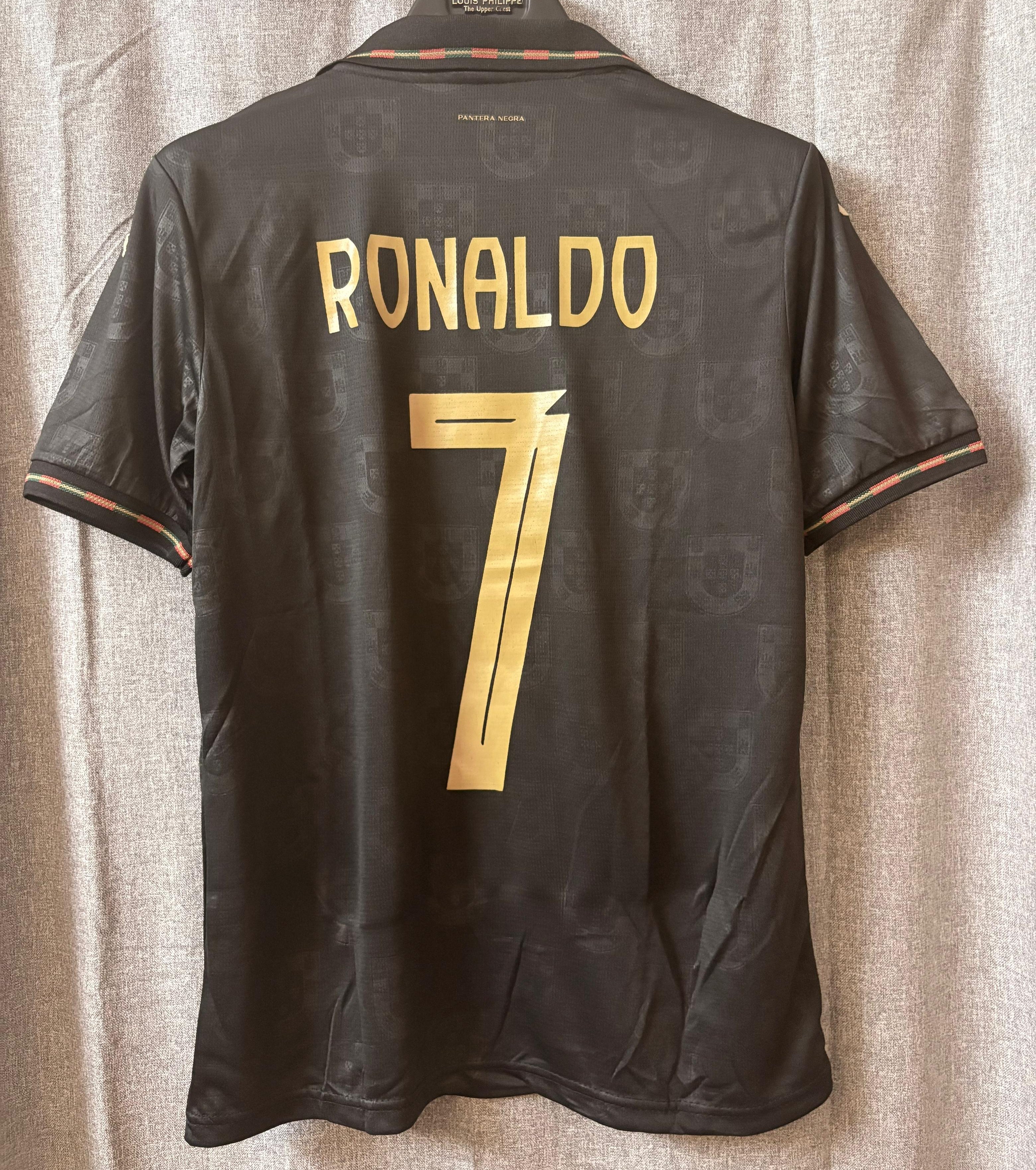Portugal Ronaldo Black Panther Jersey WC 2026 [Premium Quality]
