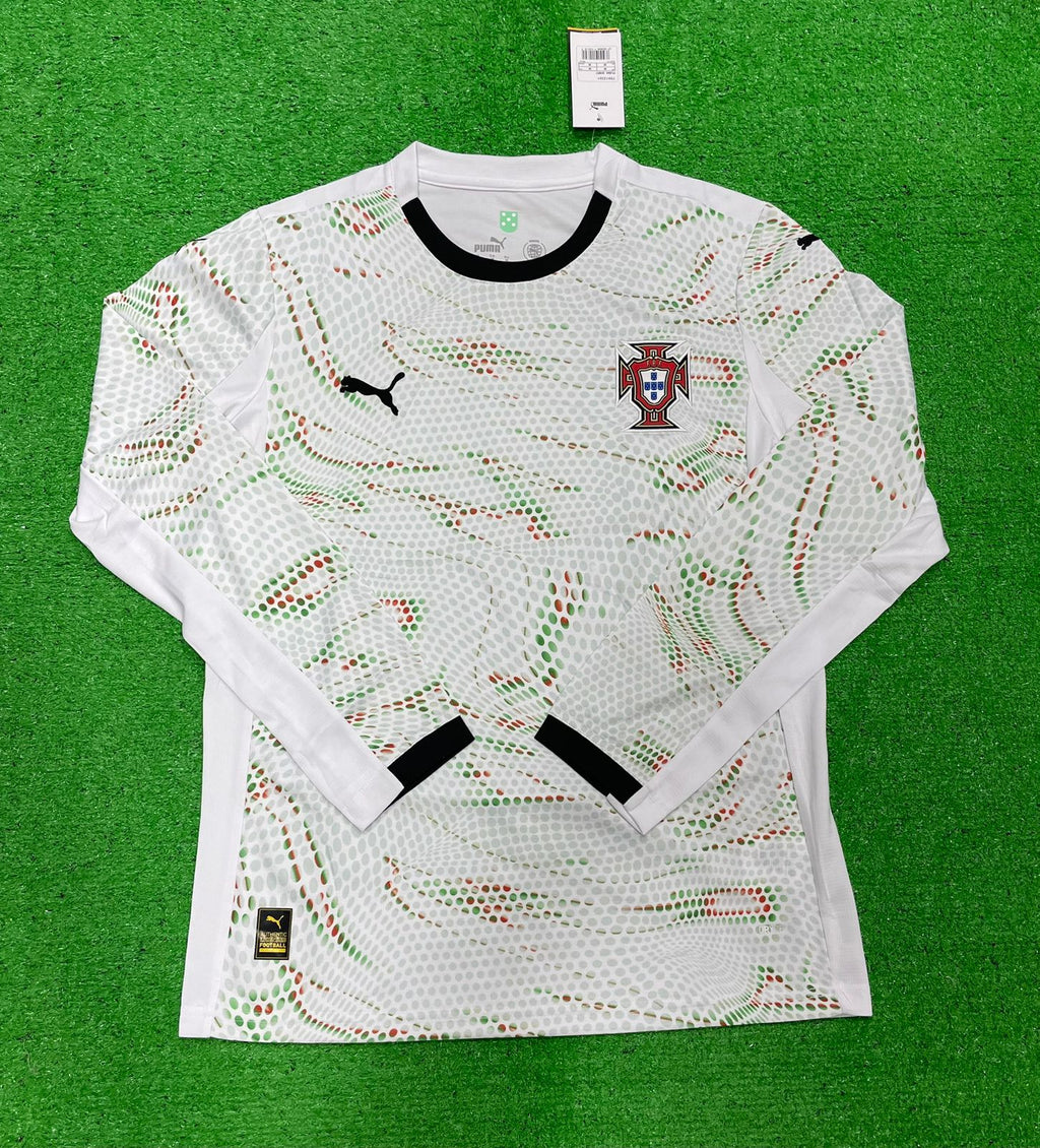 Portugal Ronaldo Away Euro cup full sleeve Jersey 2025 [Superior Quality]