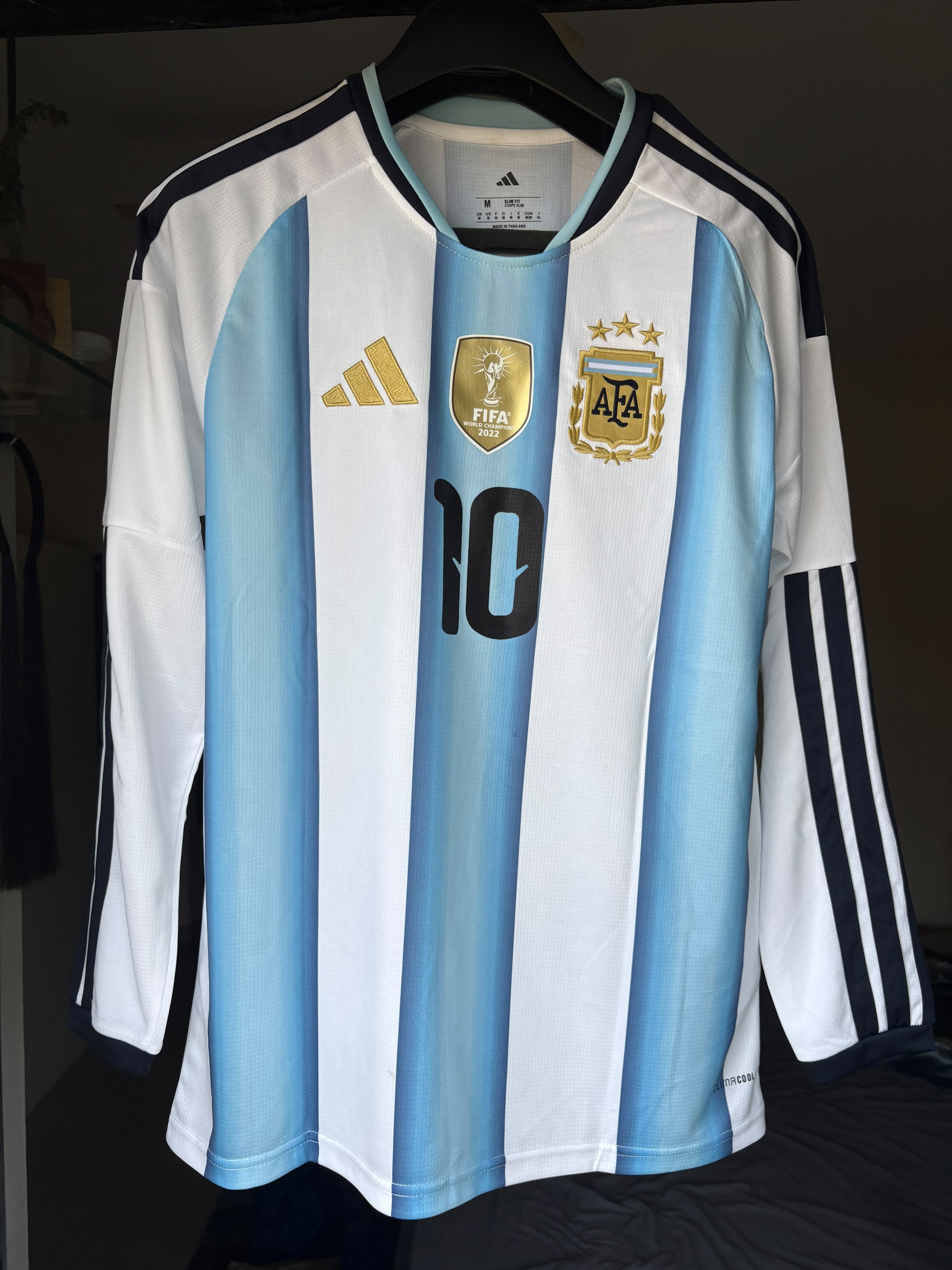 Argentina Messi Home Full Sleeve Jersey World Cup 2026 [Superior Quality]