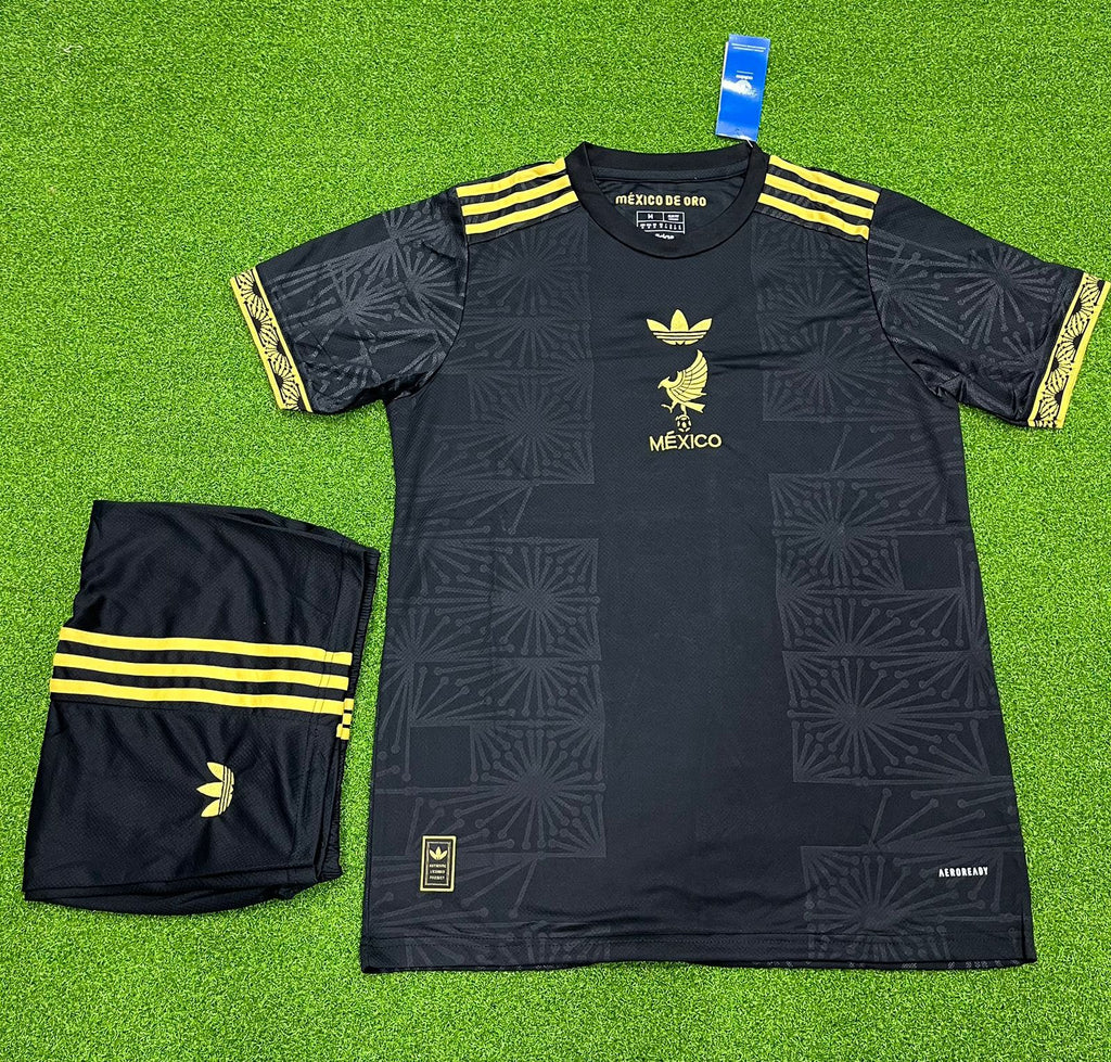 Mexico Impressive Black Jersey and Shorts 2025/26 [Premium]