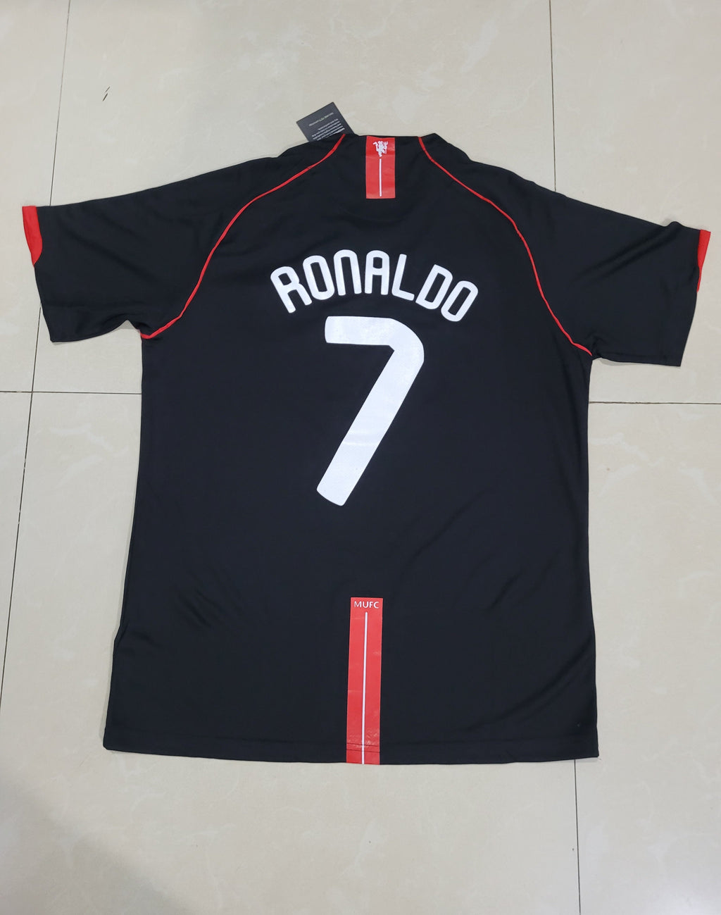 Retro Manchester United Away Ronaldo Jersey with Shorts 07/08
