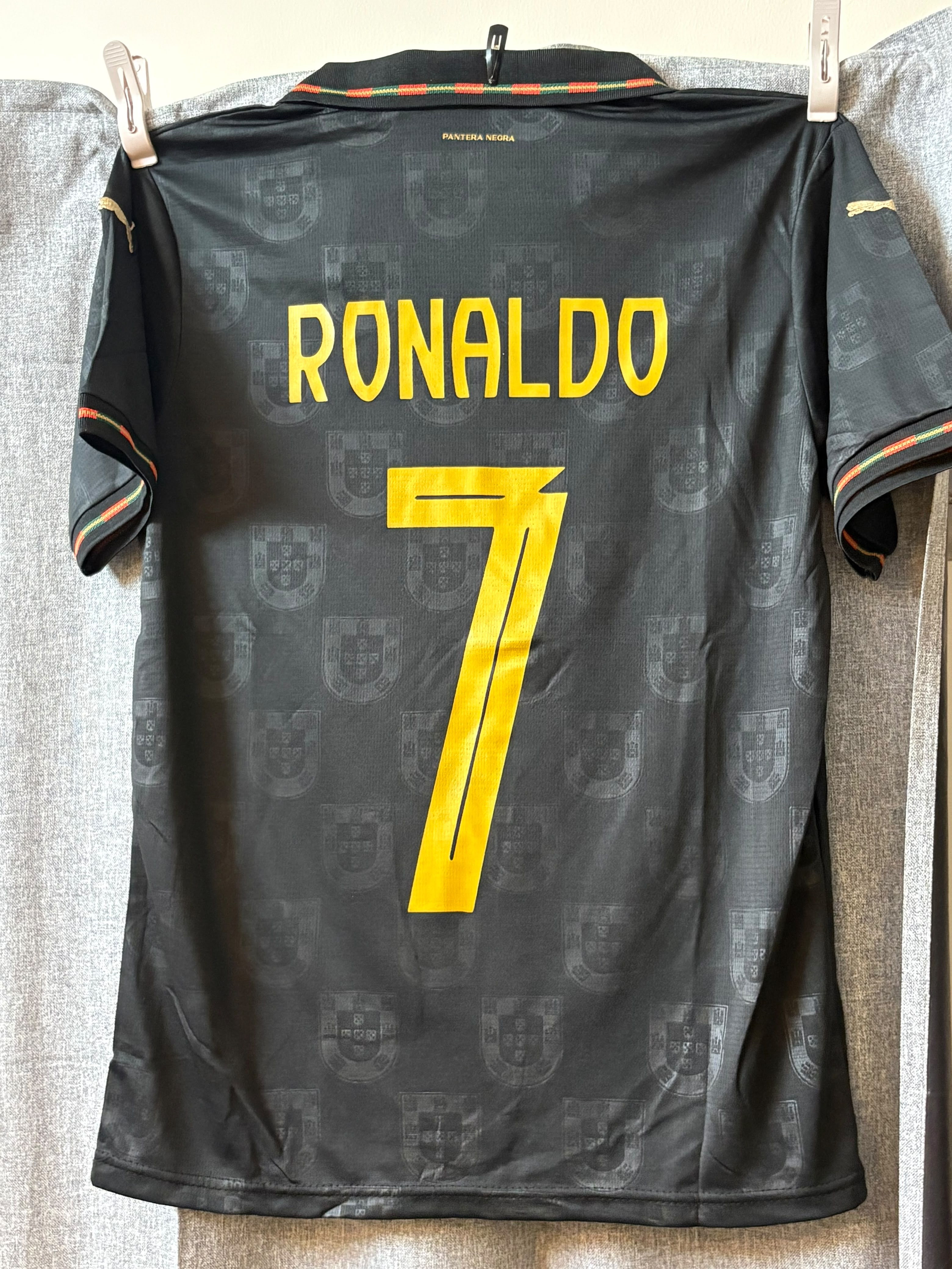 Portugal Ronaldo Black Panther Jersey WC 2026 [Premium Quality]
