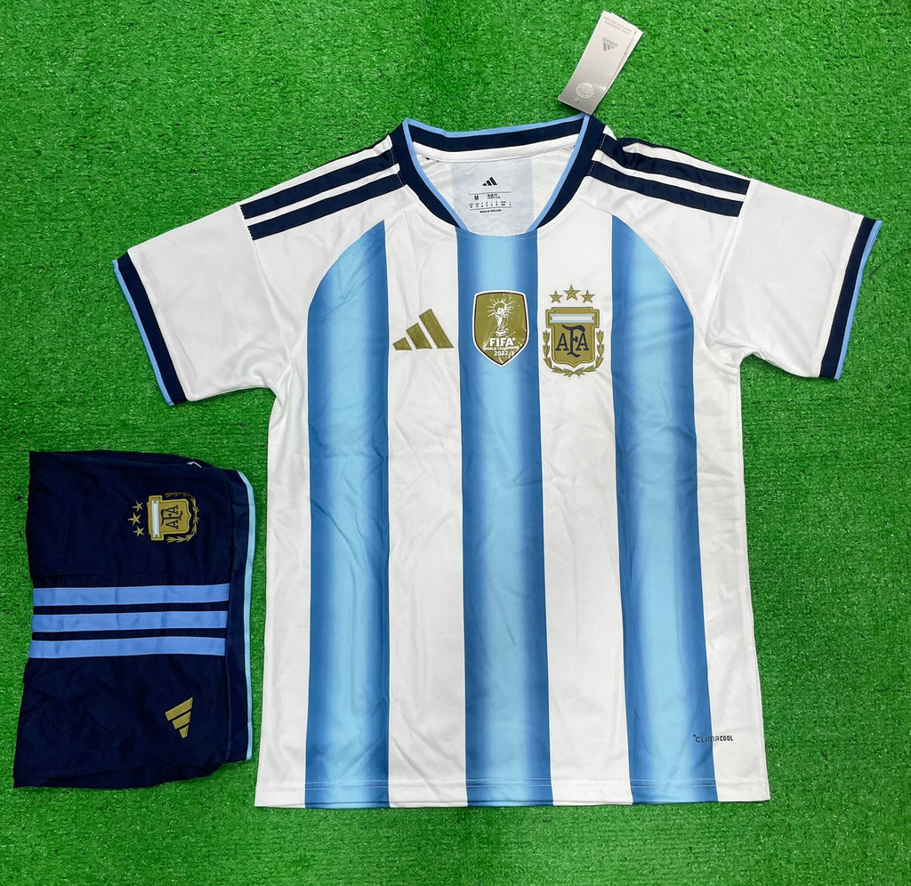 Argentina Home Jersey with Shorts WC 2026 [Premium Quality]